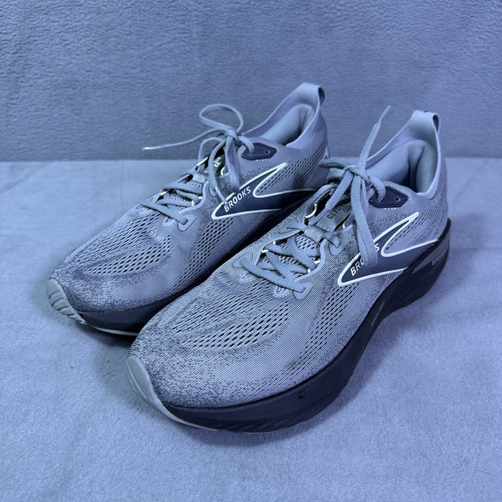 Brooks Glycerin GTS 22 Shoes Mens 12 D Gray Black Running 1104461D078 Modern